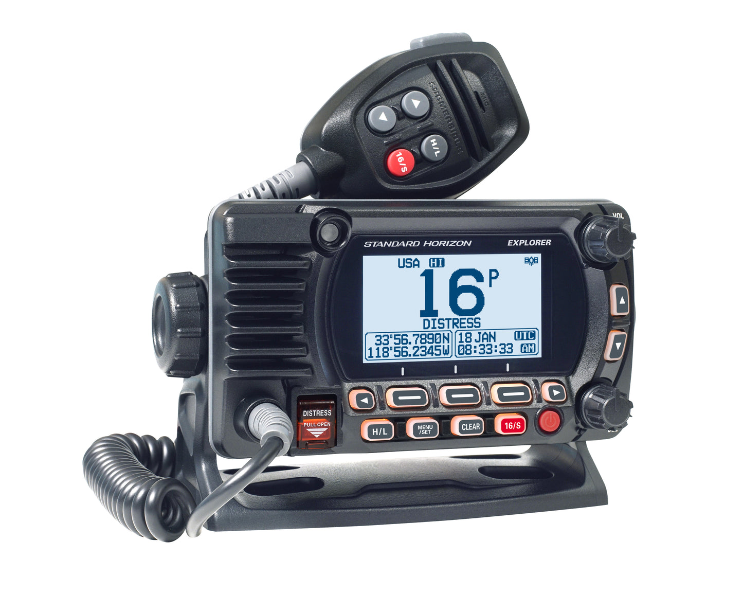 Standard Horizon GX-1850 Black GPS Móvil Marino, Explorer, negro, Fixed Mount VHF, 25W NMEA2000 Precio + iva