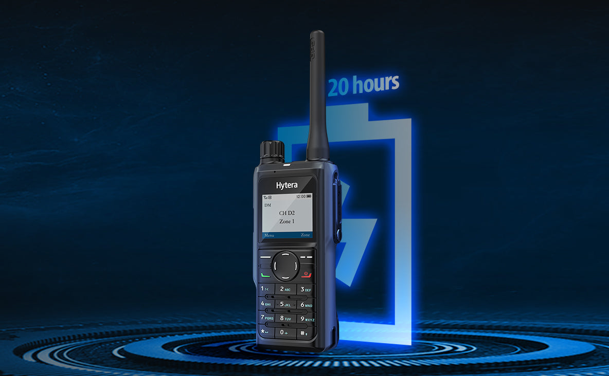 Hytera HP686 UHF1-2 400-527MHz 1024CH Digital y Analogico 4W Radio Digital Analogico con Man- down, GPS, Bluetooth con pantalla LCD Precio + iva