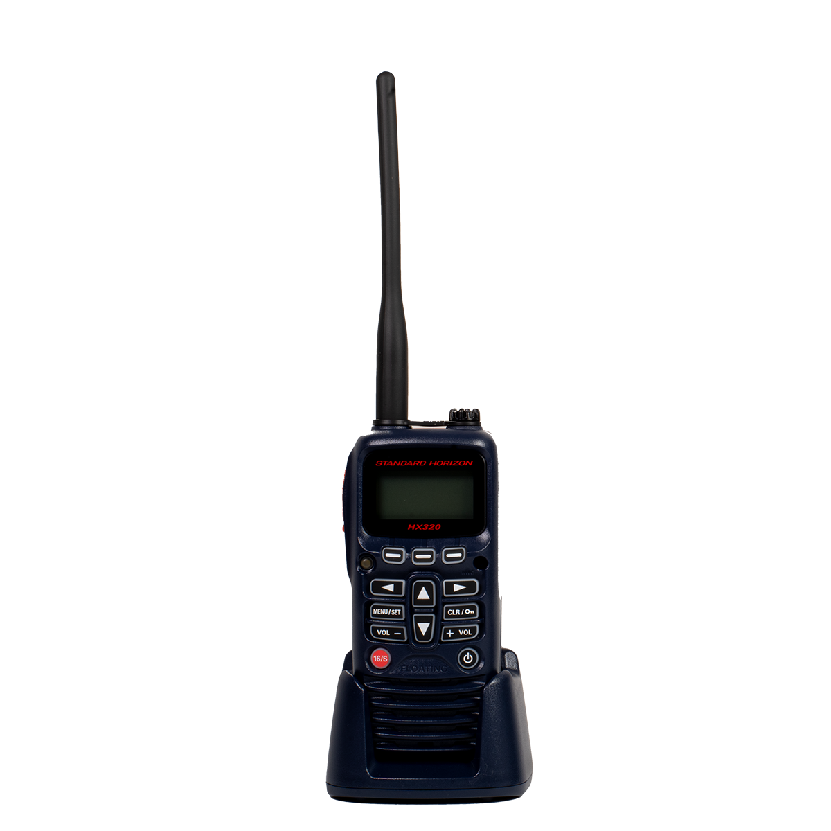 Standard Horizon HX-320 Radio portátil Marina de 6 W con Flotante, Bluetooth, Luz estroboscópica de emergencia activada por agua, Audio Claro, Fácil de Operar, Alerta NOAA Precio + iva