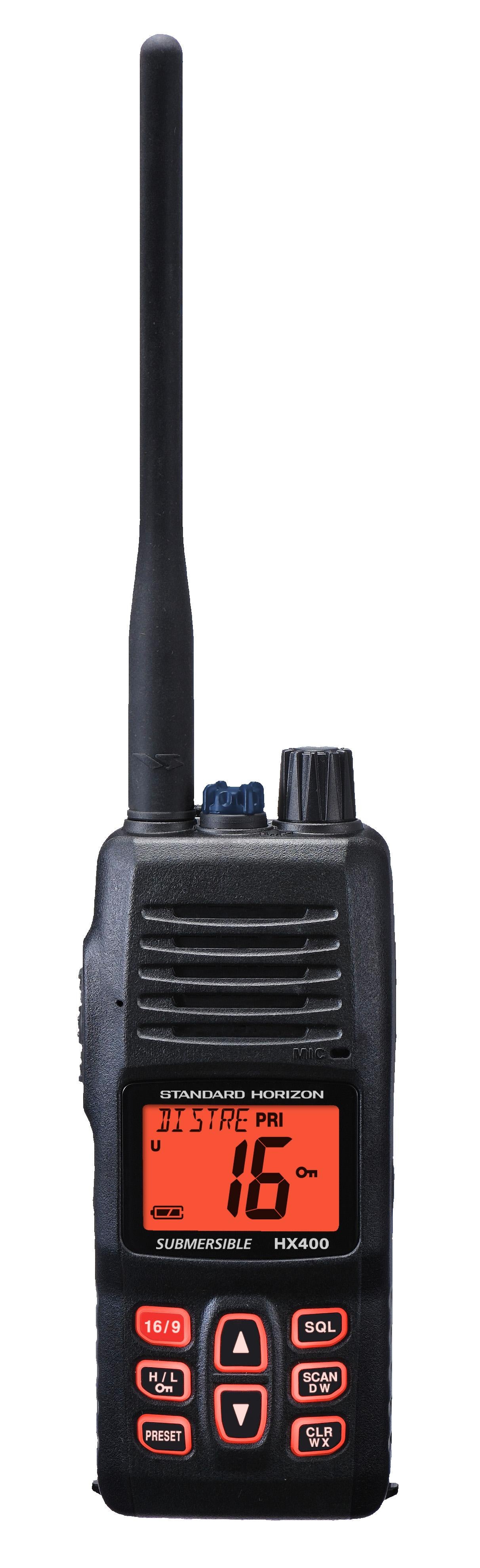 Standard Horizon HX-400IS VHF 134-174MHz 40CH LMR Analogico Intrinsecamente Seguro 5W Radio Portátil Marino Sumergible Comercial Intrínsecamente Seguro Precio + iva