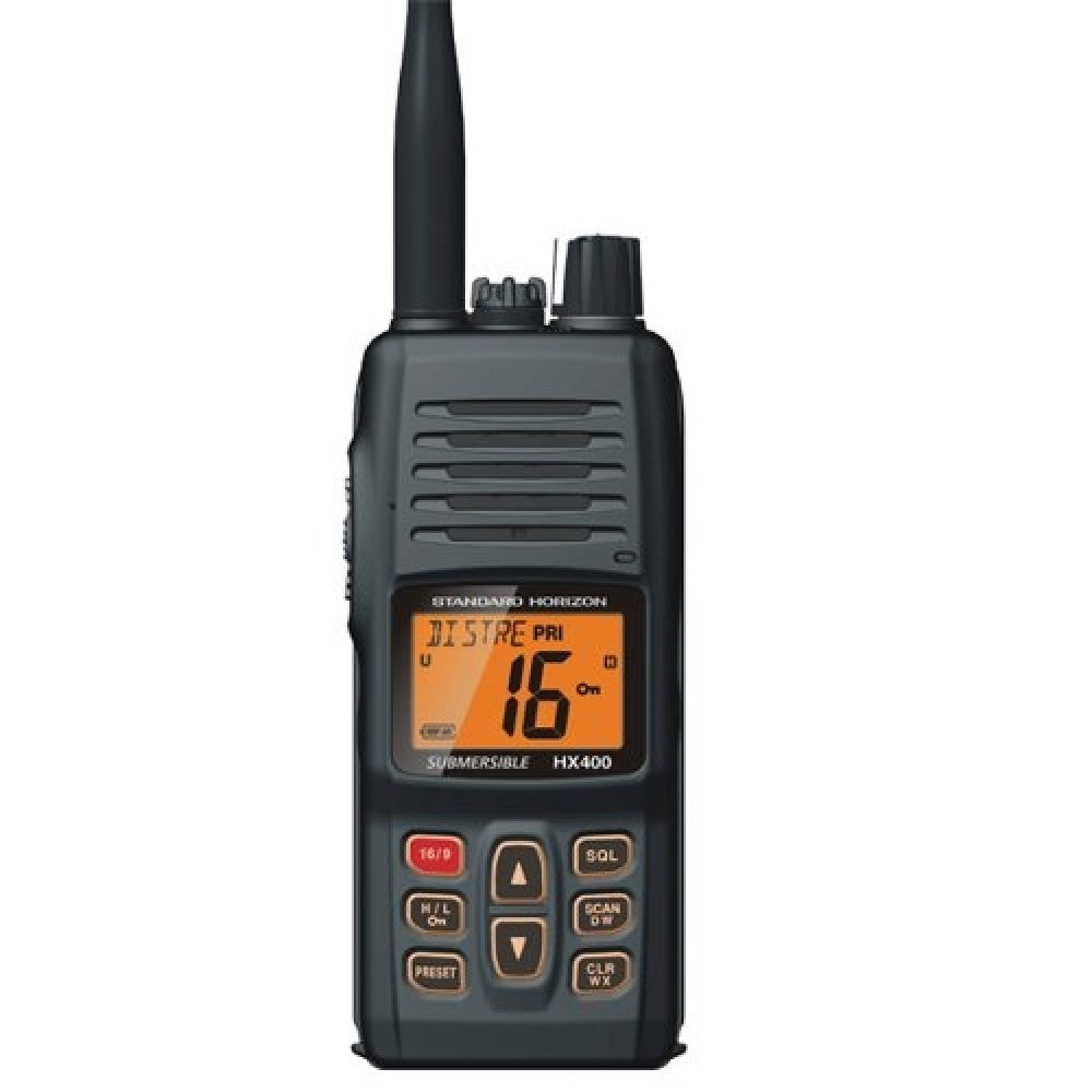 Standard Horizon HX-400IS VHF 134-174MHz 40CH LMR Analogico Intrinsecamente Seguro 5W Radio Portátil Marino Sumergible Comercial Intrínsecamente Seguro Precio + iva