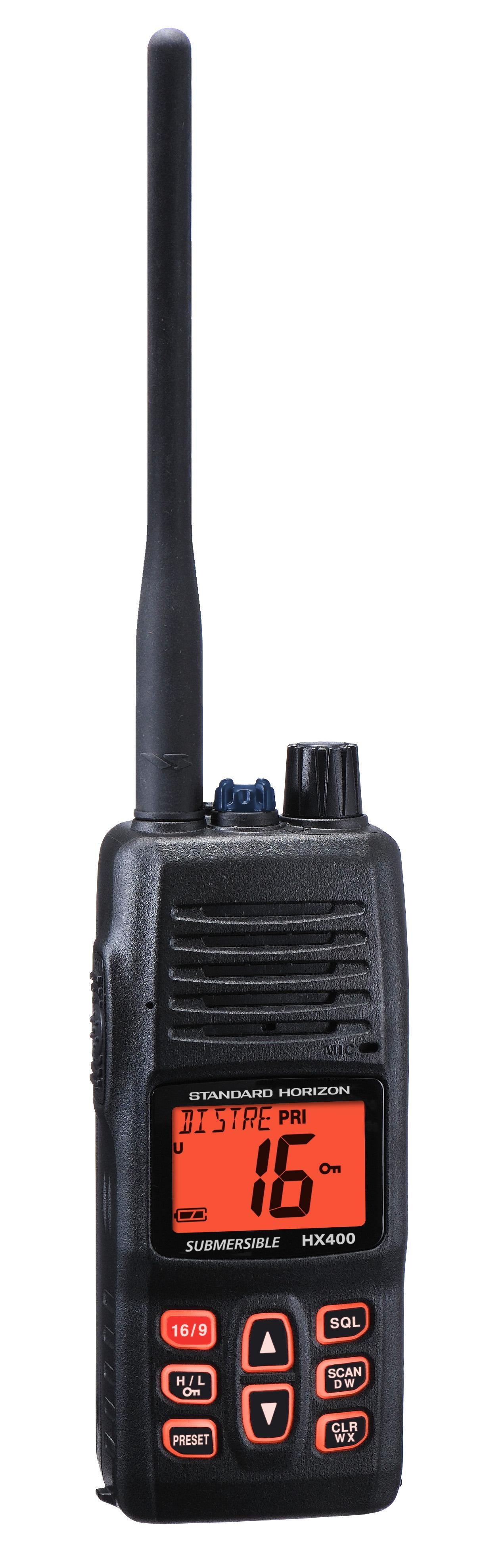 Standard Horizon HX-400IS VHF 134-174MHz 40CH LMR Analogico Intrinsecamente Seguro 5W Radio Portátil Marino Sumergible Comercial Intrínsecamente Seguro Precio + iva