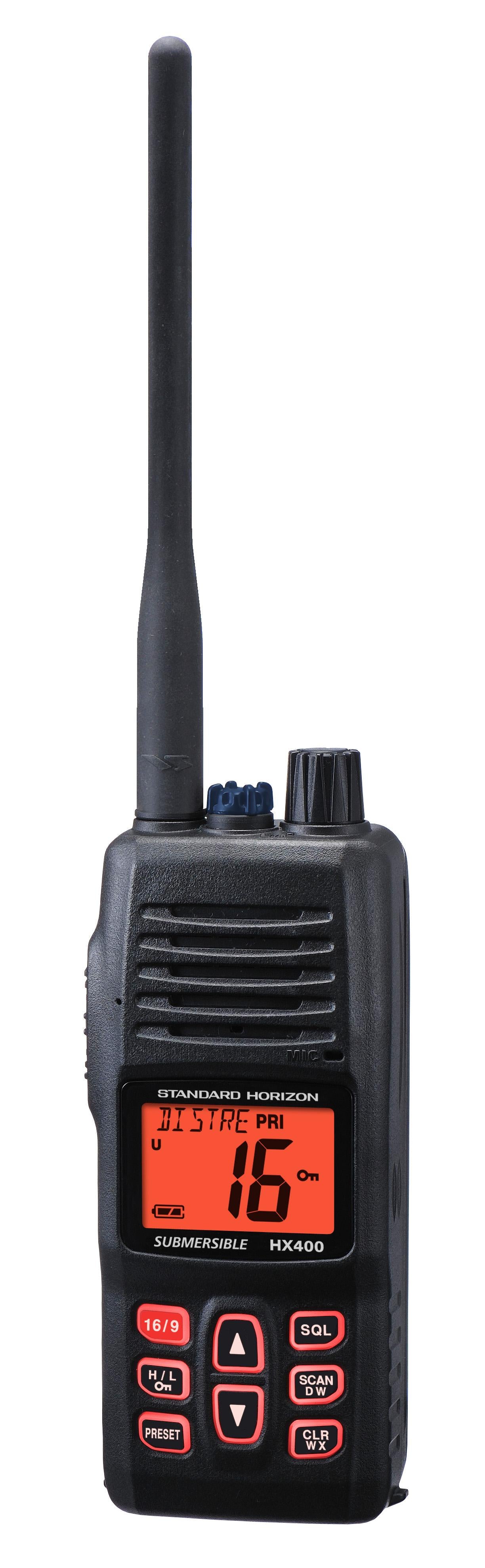 Standard Horizon HX-400IS VHF 134-174MHz 40CH LMR Analogico Intrinsecamente Seguro 5W Radio Portátil Marino Sumergible Comercial Intrínsecamente Seguro Precio + iva