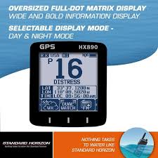 Standard Horizon HX-890 VHF/GPS portátil flotante DSC Clase H de 6W/2W/1W MIL-STD-810F IPX8 Modo diurno/nocturno MOB alarma hombre al agua Precio + iva (Hasta agotar stock)