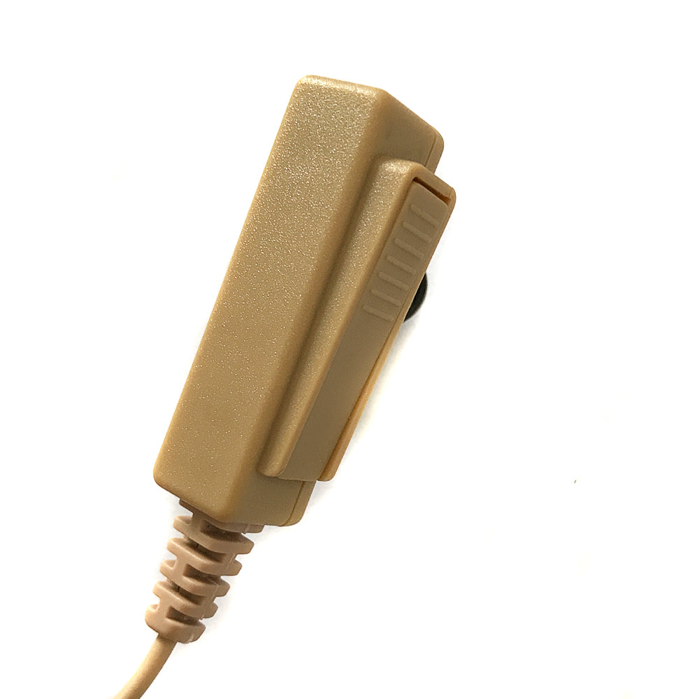 Genérico IPX4K Auricular para Radio Kenwood Baofeng Wouxun WLN Wings TXPRO de micrófono de tubo transparente de color de piel genérico de dos pines Precio + iva