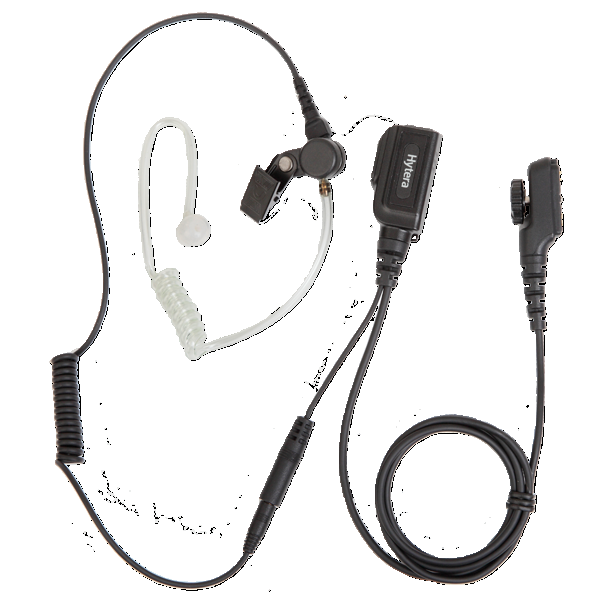 Hytera EAN23 Auricular negro con tubo acústico y PTT en línea desmontable, para series PD7, PD985 y PT5 Precio + iva