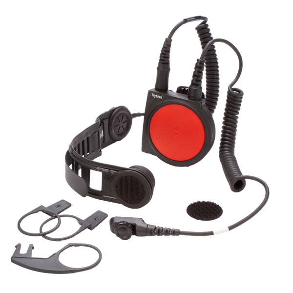 Hytera EBN09-P Auriculares de conducción ósea con botón PTT grande para HP606, HP686, HP706, HP786 Precio + iva