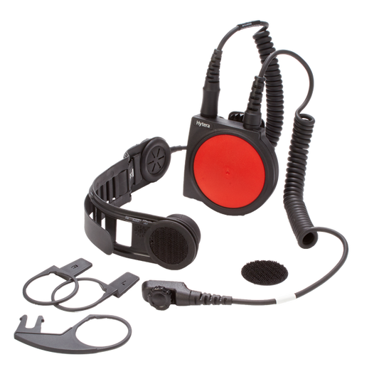Hytera EBN09-P Auriculares de conducción ósea con botón PTT grande para HP606, HP686, HP706, HP786 Precio + iva