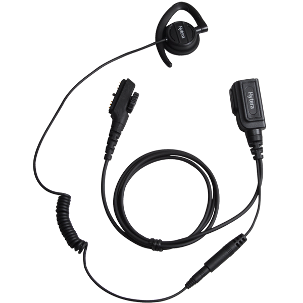 Hytera EHN17 Auricular desmontable de estilo giratorio con PTT en línea y micrófono (negro) para las series PD7, PD985, PT560H, PT580H Plus Precio +iva