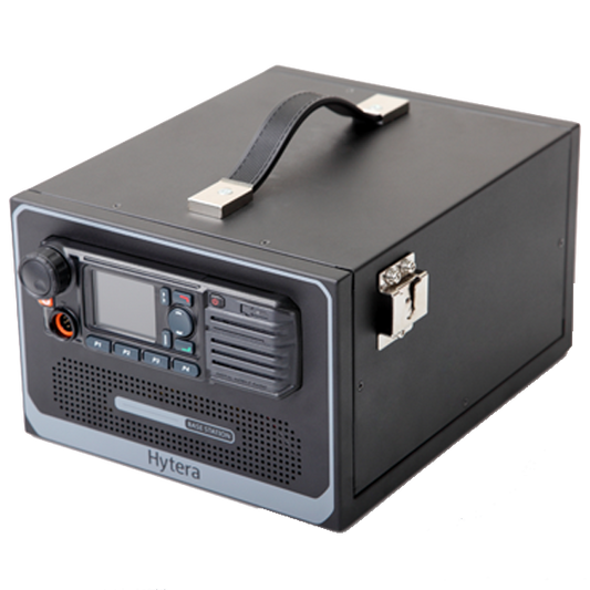 Hytera PS16001 Open Box Gabinete de escritorio con fuente de alimentación integrada para MD785, MD785i (radios móviles no incluidos) Precio con iva incluido