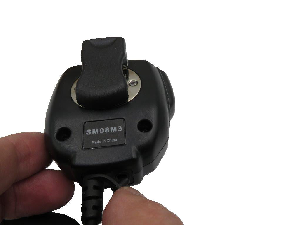 Hytera SM08M3 Microfono parlante remoto con conector de accesorios inferior con conector de dos pines, compatible con TC-508, TC-700, BD506, PD406, PD416, PD486, PD506, PD566 Precio + iva
