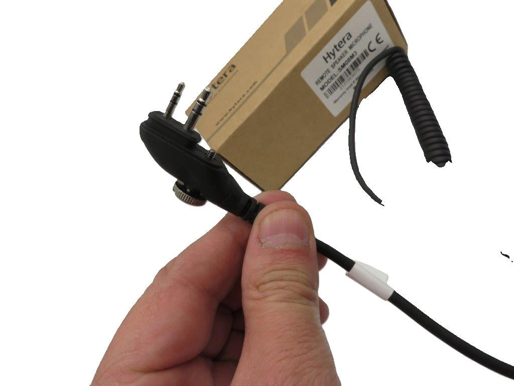 Hytera SM08M3 Microfono parlante remoto con conector de accesorios inferior con conector de dos pines, compatible con TC-508, TC-700, BD506, PD406, PD416, PD486, PD506, PD566 Precio + iva