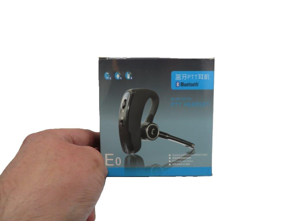 E0 Auricular Genérico Bluetooth con PTT para PoC PTT sobre celular Smartphones con cancelación de ruido