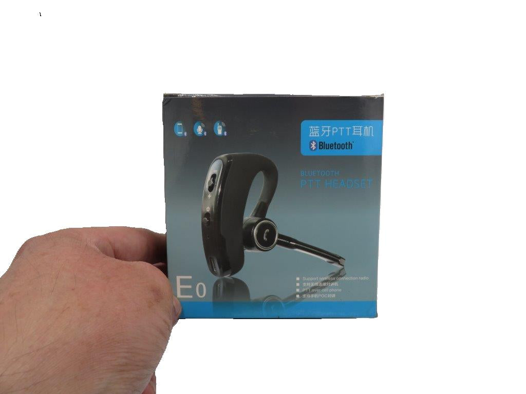 E0 Auricular Genérico Bluetooth con PTT para PoC PTT sobre celular Smartphones con cancelación de ruido