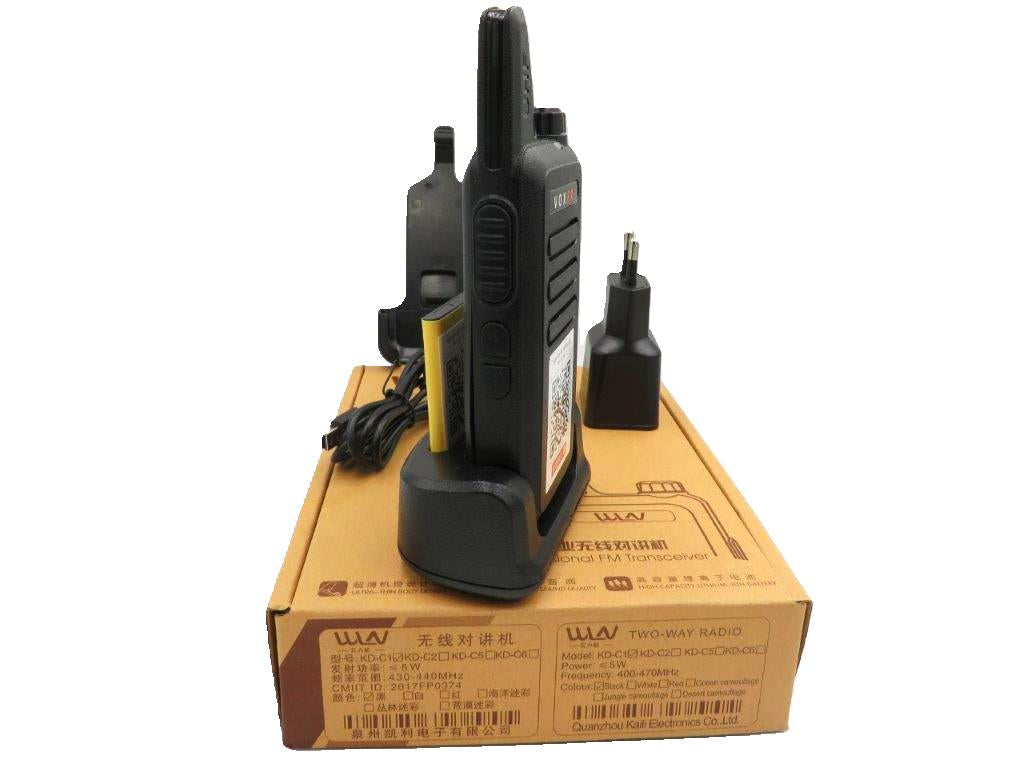 WLN KD-C1 UHF 400-490 Mhz 16CH Analogico 3W Radio de dos vías práctico, ergonómico y cómodo Precio +iva