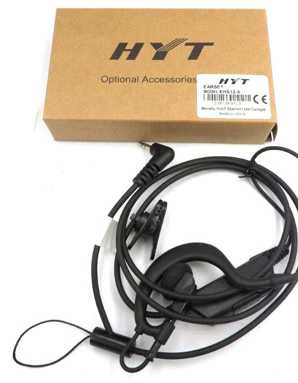 Hytera EHS12-A Auricular con micrófono en línea HYT Estilo C con PTT para TC320 Precio + iva
