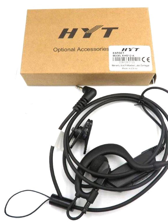 Hytera EHS12-A Auricular con micrófono en línea HYT Estilo C con PTT para TC320 Precio + iva
