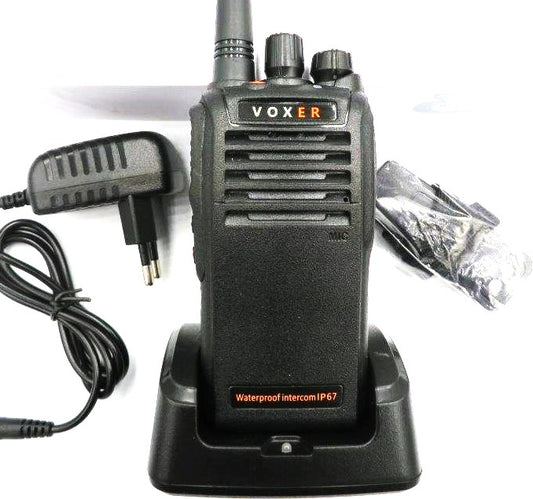 Wings WP67 VHF 136-174MHz 16CH Análogo 4W Radio robusto semi profesional ideal para trabajos en nieve, piscinas, lluvia, lacustre, bordes costeros (copia)