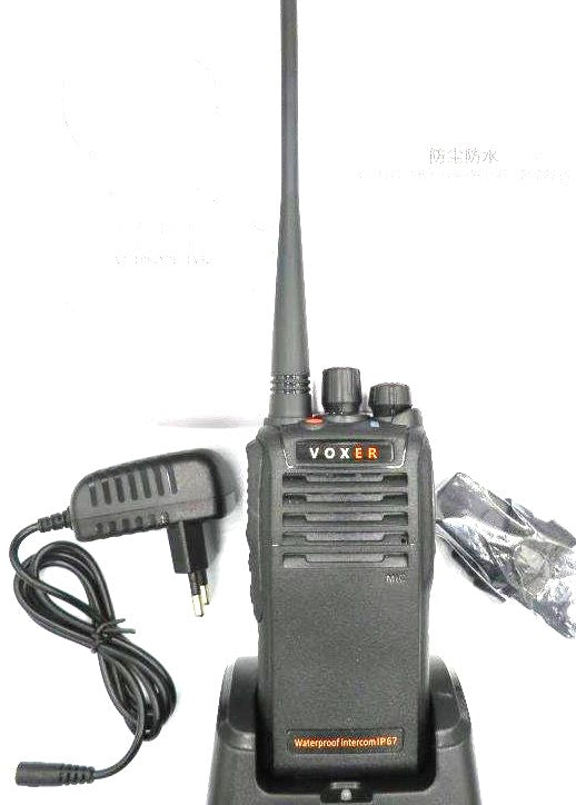 Wings WP67 UHF 400-480MHz 16CH Analogo 4W Radio robusto semi profesional ideal para trabajos en nieve, piscinas, lluvia, lacustre, bordes costeros