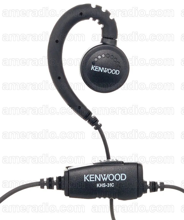 Kenwood KHS-31C Audifono original con soporte tipo «C» a la oreja función VOX, PTT y micrófono en línea Precio + iva