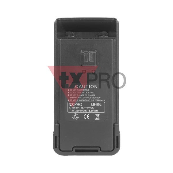 TXPRO LB80L Batería 2500mAh Litio-Ion para equipos TX500 y TX600H Precio +iva