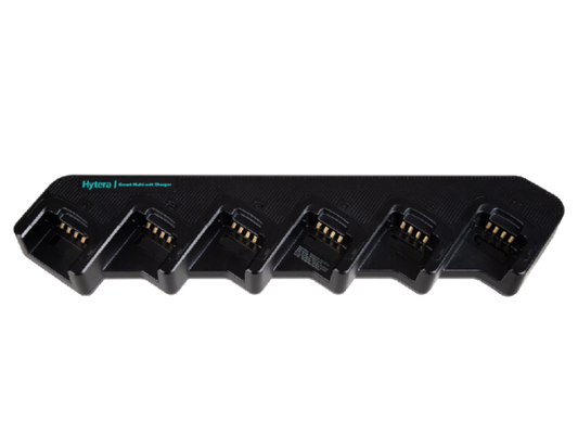 Hytera MCL39 Cargador inteligente multi unidad para baterías de iones de litio y polímero de litio (incl. PS15002) para las seriesPD4 PD5 PD6 PD7 HP5, HP6, HP7 y PT590 Precio + iva