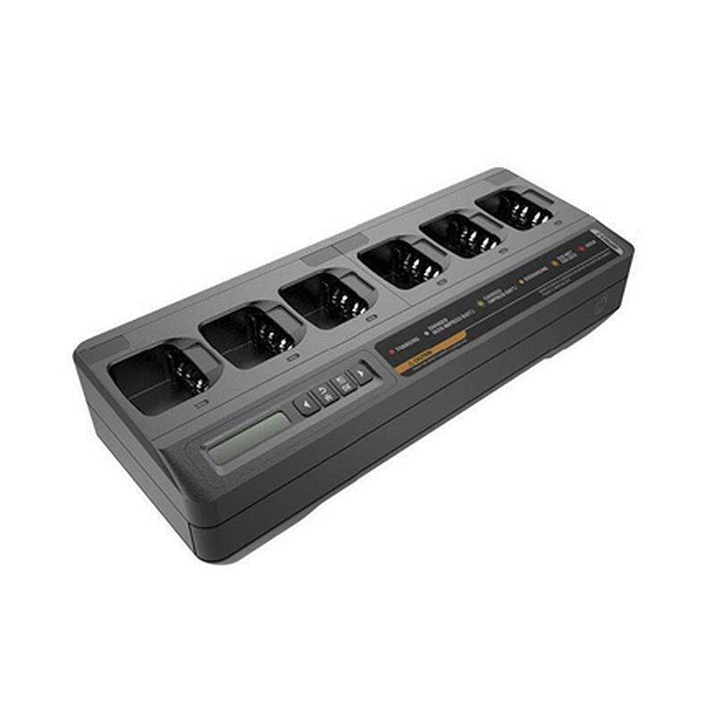 Motorola PMPN4289 Cargador múltiple IMPRES™ 240 volt (ex-WPLN4213, ex-WPLN4220) Cargador rápido de unidades múltiples IMPRES 2 con 1 pantalla, enchufe EURO para DGP APX R7 Precio + iva
