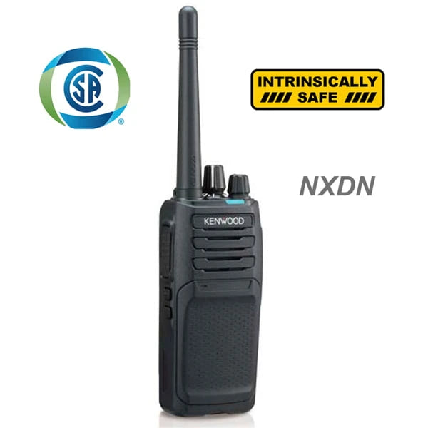 Kenwood NX-1200-ISCNK VHF 136-174 MHz 64CH Radio Digital NXDN y Analógico Intrínsecamente Seguro 5W Radio portátil, sin pantalla , roaming, encriptación Precio + iva