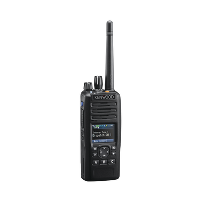 Kenwood NX-5300K3 UHF 450-520 MHz 1024CH NXDN-P25-DMR-Analógico P25 6W Radio Multiprotocolo portátil Bluetooth, GPS, MicroSD, con pantalla y teclado completo Precio + iva