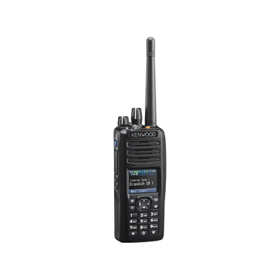 Kenwood NX-5200K3 VHF 136-174 MHz 1024CH Digital NXDN-P25-DMR-Analógico 6W Radio Multiprotocolo portátil GPS, MicroSD Con Pantalla y teclado completo Precio+iva