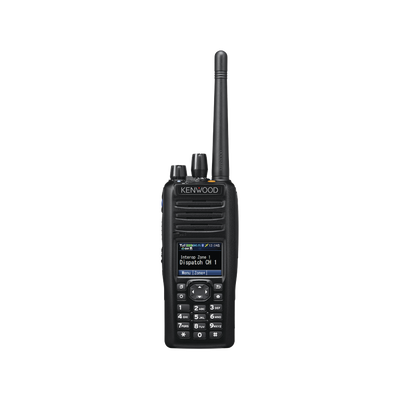 Kenwood NX-5200K3 VHF 136-174 MHz 1024CH Digital NXDN-P25-DMR-Analógico 6W Radio Multiprotocolo portátil GPS, MicroSD Con Pantalla y teclado completo Precio+iva
