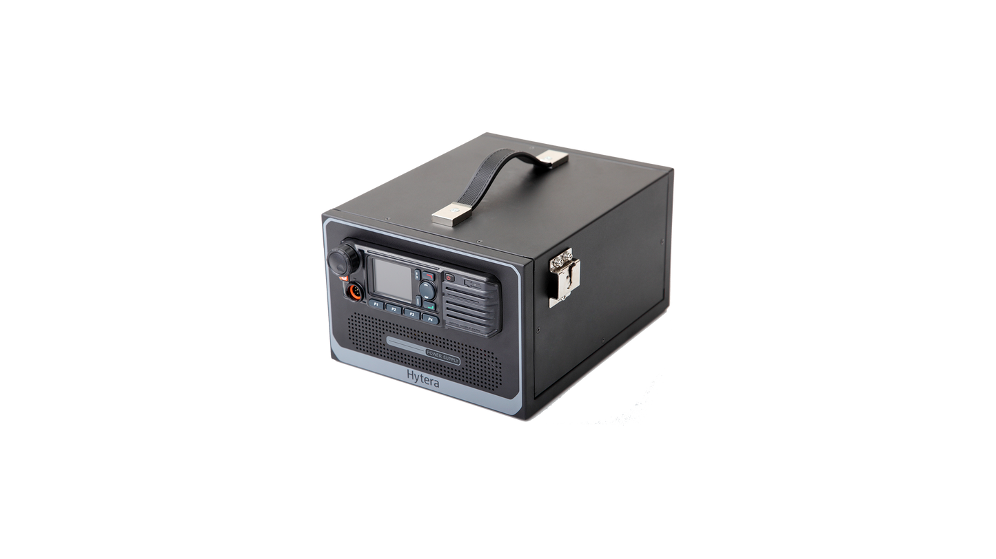 Hytera PS16001 Open Box Gabinete de escritorio con fuente de alimentación integrada para MD785, MD785i (radios móviles no incluidos) Precio con iva incluido