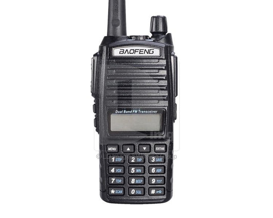Baofeng UV-82 VHF/UHF Dualband 136-174/400-520Mhz 128CH Analogico 5W Radio analogica dual band incluye batería, clip, antena, cargador Precio + iva