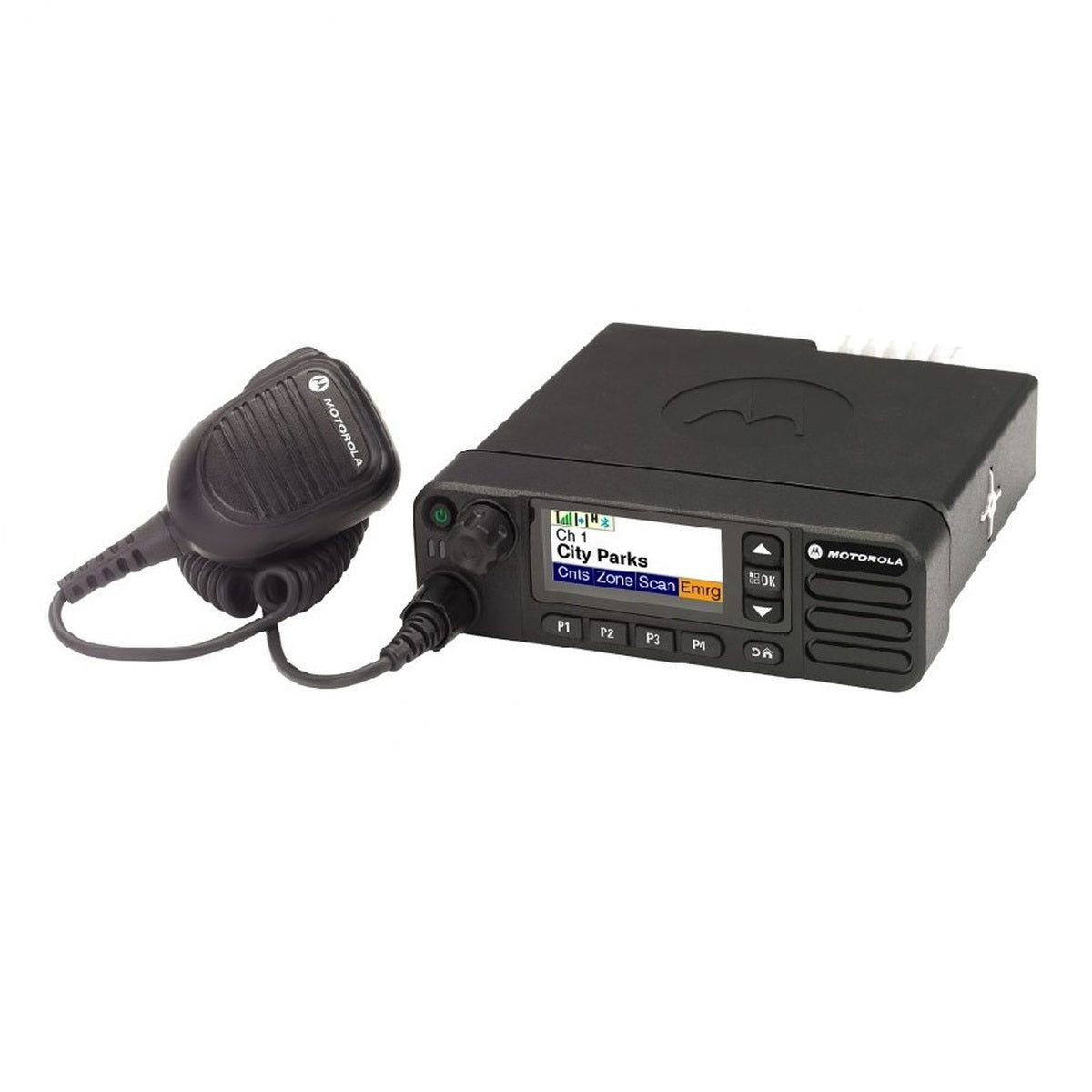 Motorola DGM™5500e MOTOTRBO™ VHF 136-174 Mhz 1000CH DMR 45W Radio móvil original digital y analogica conexión total Precio + iva