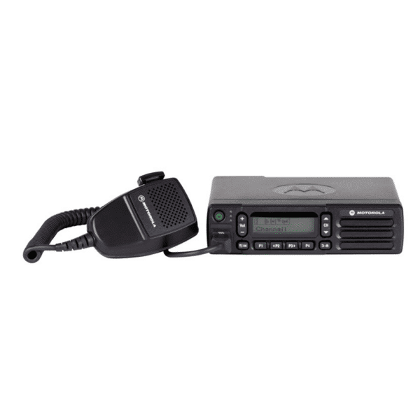 Motorola DEM™400 VHF 136-174 MHz 64CH analógico 45W Radio móvil con pantalla alfanumérica, diseñados para el chofer de todos los días, pensados para durar Precio +iva