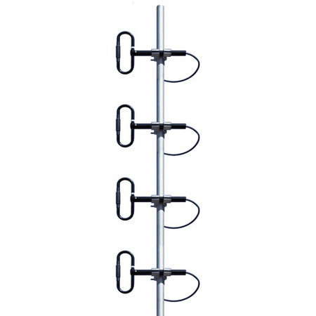 Telewave ANT450D6-9 UHF 406-512 MHz Ganancia 6-9 dBd de aluminio, montaje EXRDE4950A 4 Dipolo cerrados Precio + iva incluido (Importacion a pedido)