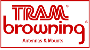 TRAM-BROWNING 1153-S VHF 136-174 MHZ ganancia 3Db Antena 5/8 onda con resorte, sin montaje Precio +iva