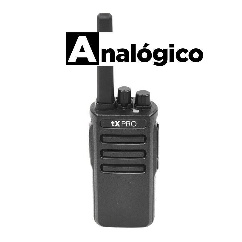 TXPRO TX600H UHF 450-520 Mhz 16CH Analogico 5W Radio portátil de dos vías sin pantalla con función VOX para tus auriculares que posean esta característica Precio +iva