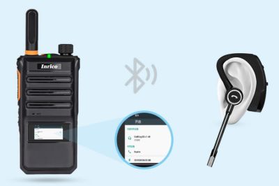 E0 Auricular Genérico Bluetooth con PTT para PoC PTT sobre celular Smartphones con cancelación de ruido