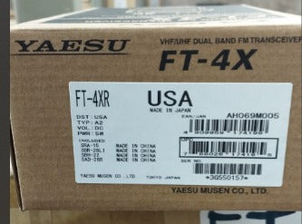 Yaesu FT-4XR Doble banda VHF/UHF 136-174MHz UHF400-470MHz 200CH 5W Radio de doble banda compacto y liviano, señal de emergencia, QRK P1-P2 para llamado rápido Precio +iva