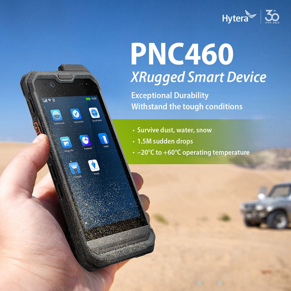 Smartphone PNC460 XRugged Radio PoC y Smartphone Inteligente con Android 12 IP68 Precio + iva