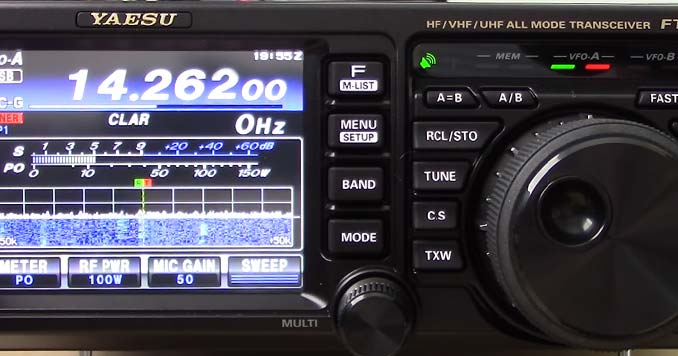 Yaesu FT-991A Radio Móvil MF/HF/VHF/UHF Multimodo y Multibanda con capacidad digital C4FM 100 vatios HF/50 mhz (50 vatios VHF/UHF) Precio +iva