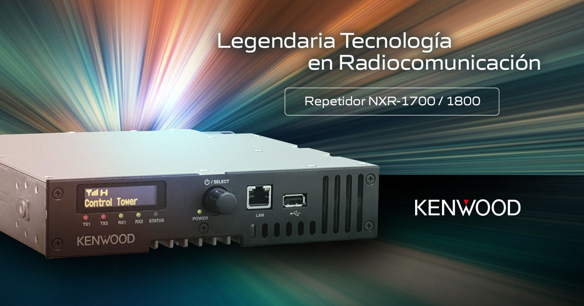 Kenwood NXR-1800E UHF2 450-520MHz 32CH Analógicos, NXDN™ y DMR 40W Repetidor digital Precio+iva