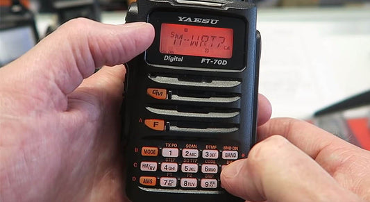 Yaesu FT-70DR Radio portátil de banda dual Analogico y Digital C4FM FDMA/FM 144/430 MHz 5W Precio +íva