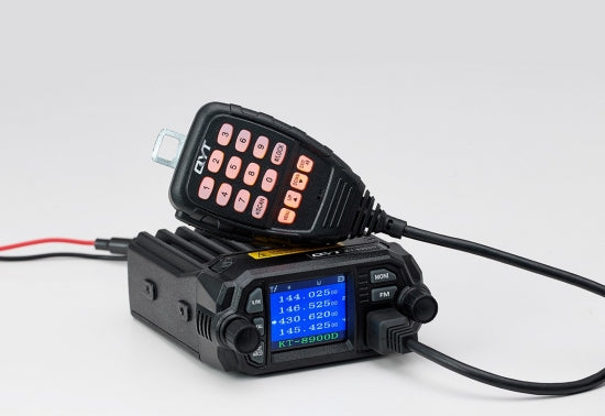 QYT KT-8900D UHF 400-480/VHF 136-174 Mhz 200CH Analogico 25W Radio Móvil o Base Dual band Precio + iva
