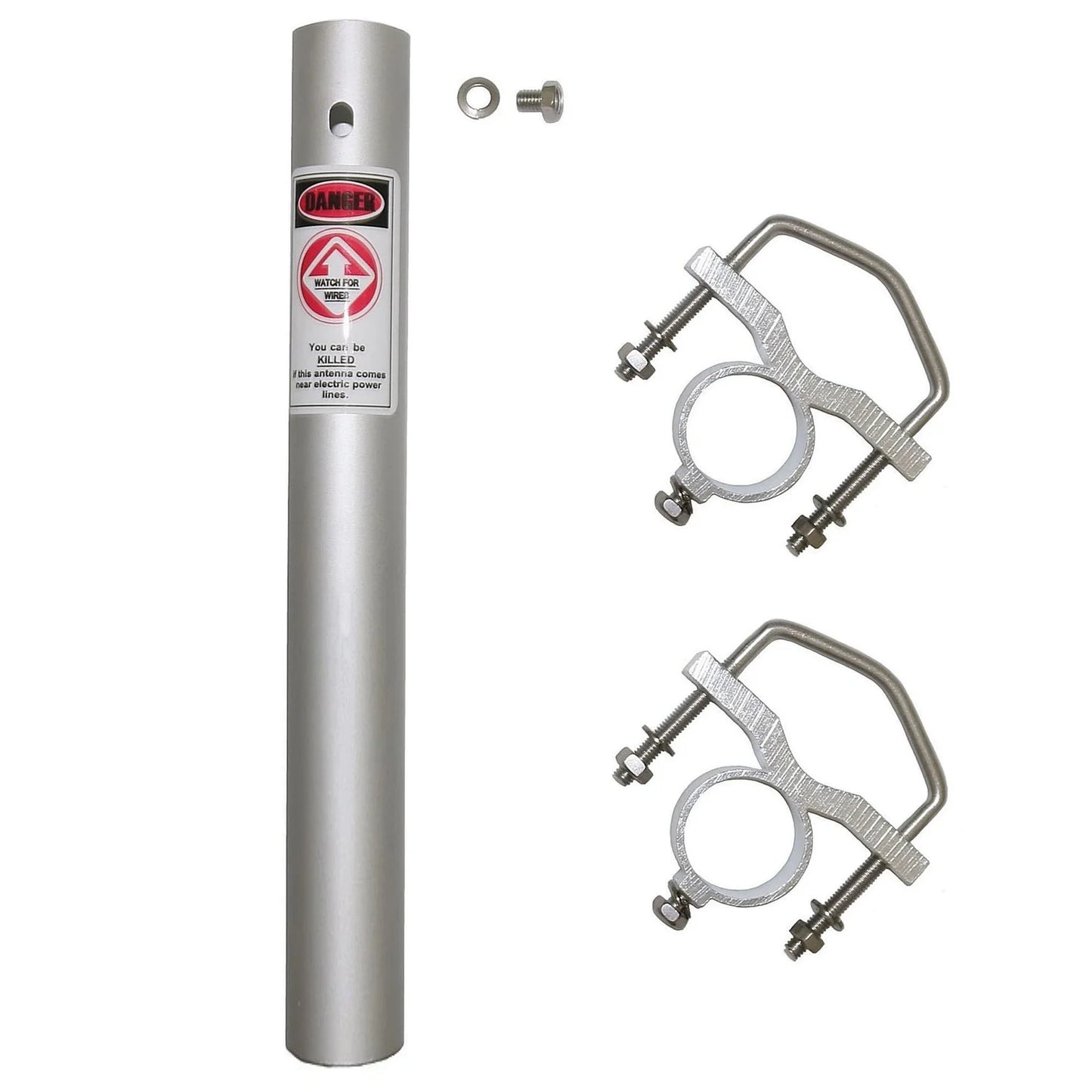 Tram® 1481 Antena de 3 secciones, 200 vatios, conector UHF SO-239 de 50 ohmios,base colineal fibra de vidrio doble banda VHF 144-148/ UHF450-450 MHz Precio + iva