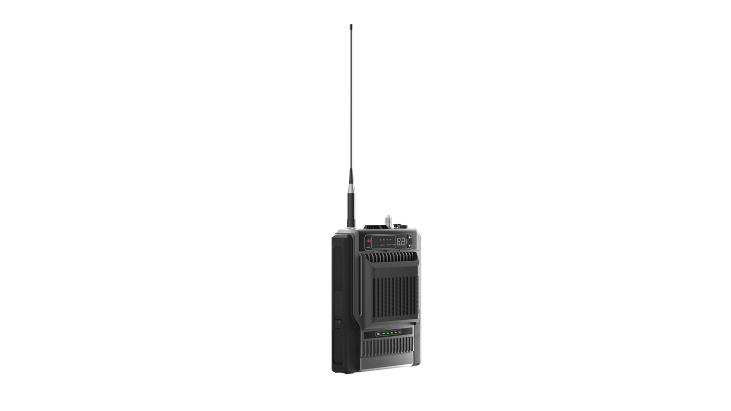 Hytera HR656 VHF 136-174MHz 1024CH Analogico y Digital 25W Repetidor digital y analogico móvil con mochila, antena, GPS, Bluetooth duplexor Precio + iva