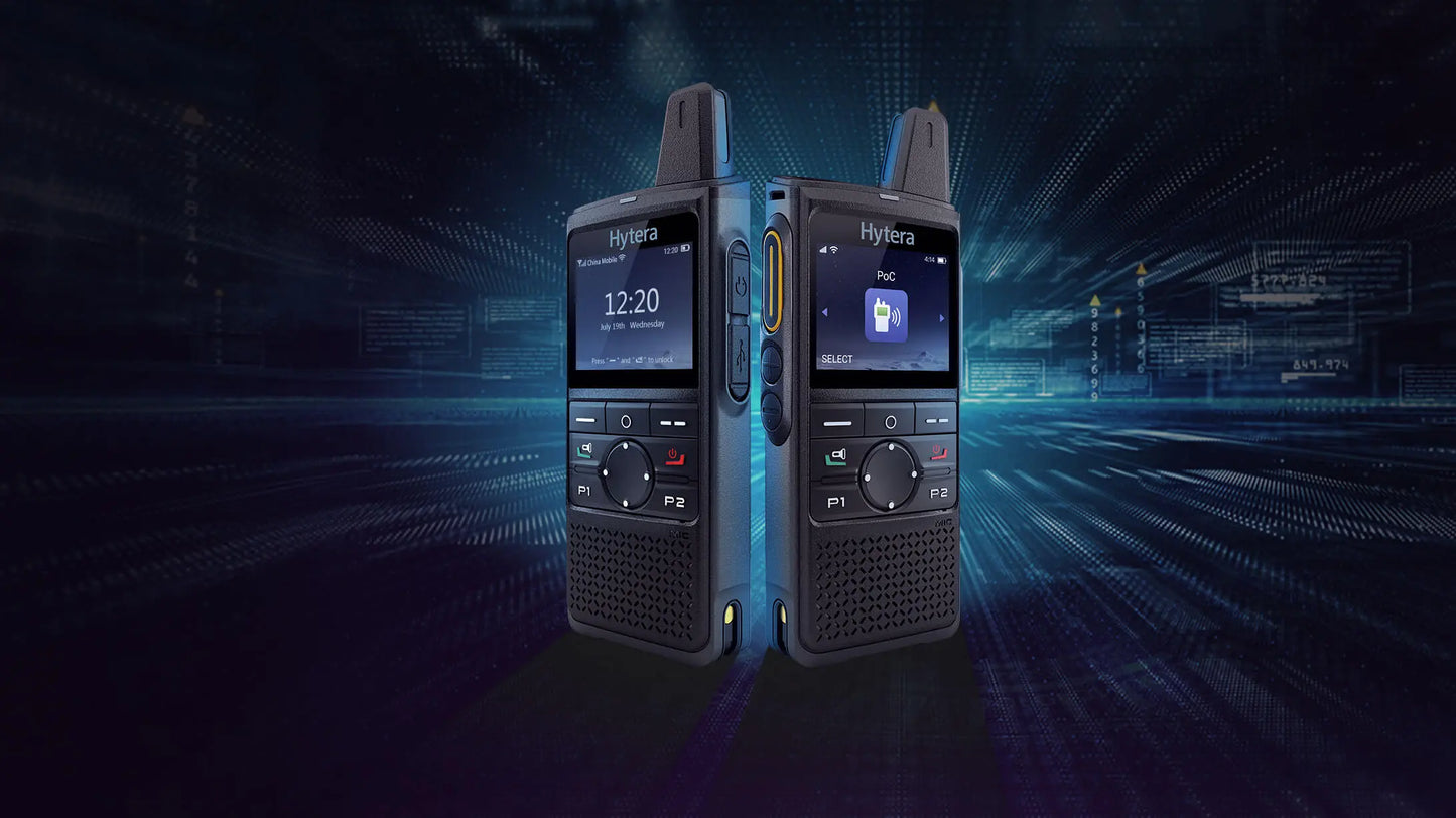 Hytera PNC370 Radio PoC PTT sobre celular amplía el rango de las llamadas al suministrar servicios PTT en redes 3G/4G/WLAN Precio + iva