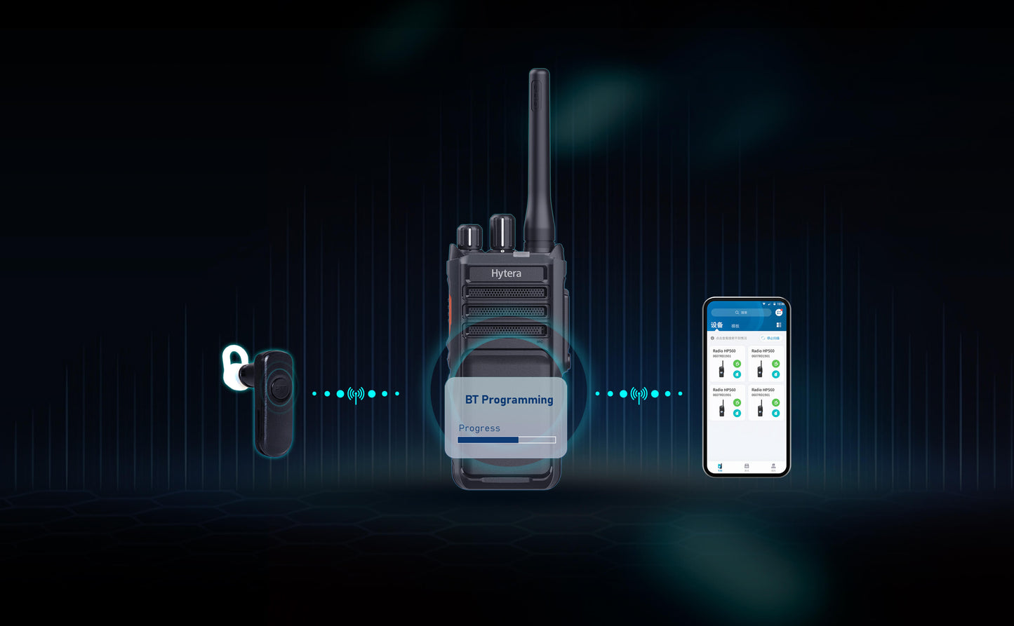 Hytera HP506 VHF 136-174 MHz 256 CH DMR y Analogico 5W Radio Digital Portátil Profesional | GPS Sin pantalla Precio +iva