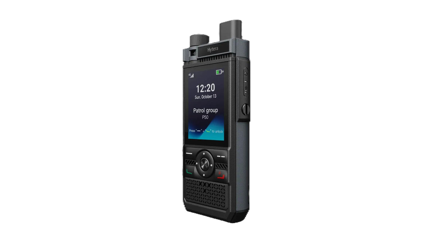 Hytera P50 Radio portátil PoC PTT sobre celular LTE GPS Bluetooth WiFi 4.000 mAH LI-ION Precio + iva